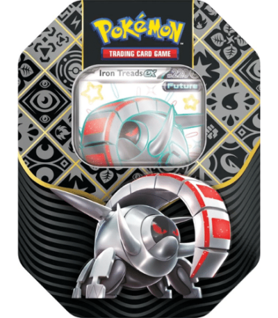 Pokemon Paldean Fates Tin - Iron Treads - bescards.nl
