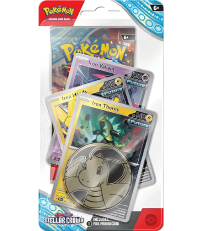 Pokemon Stellar Crown Premium Checklane Blister Iron Thorns - bescards.nl