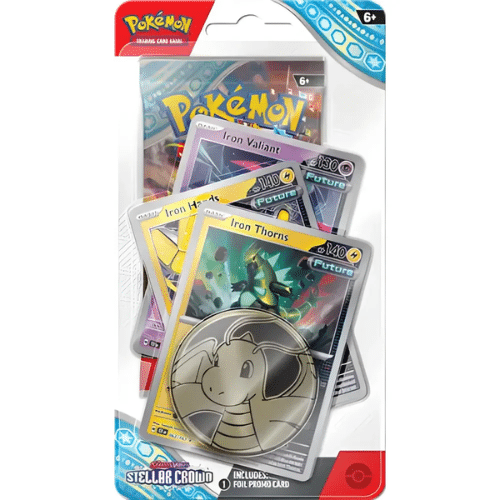 Pokemon Stellar Crown Premium Checklane Blister Iron Thorns - bescards.nl