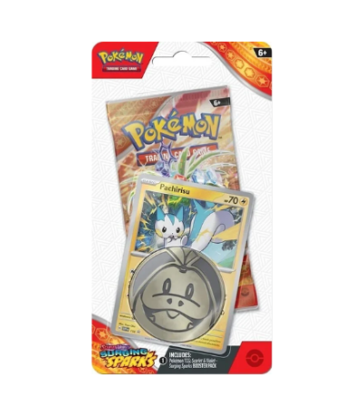 Pokemon Surging Sparks Checklane Blister - Pachirisu - bescards.nl