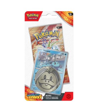 Pokemon Surging Sparks Checklane Blister - Wooper - bescards.nl