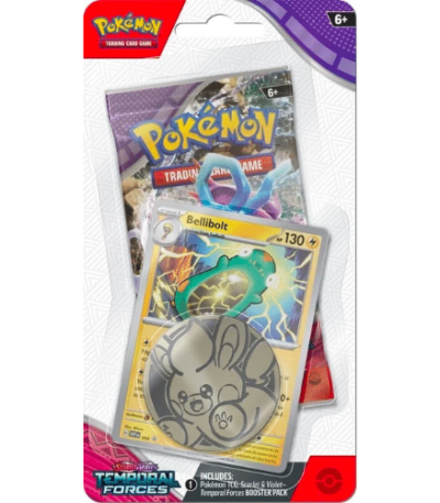 Pokemon Temporal Forces - Checklane Blister - Bellibolt - bescards.nl