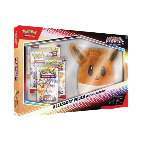Pokemon Prismatic Evolutions Accessory Pouch Special Collection - bescards.nl