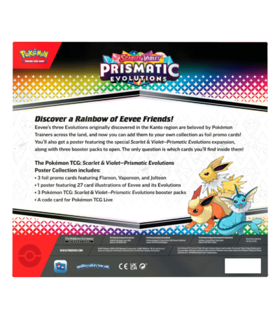 Pokemon Prismatic Evolutions Tech Sticker Collection – Glaceon