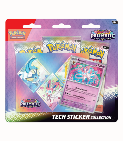 Pokemon Prismatic Evolutions Tech Sticker Collection – Sylveon - bescards.nl