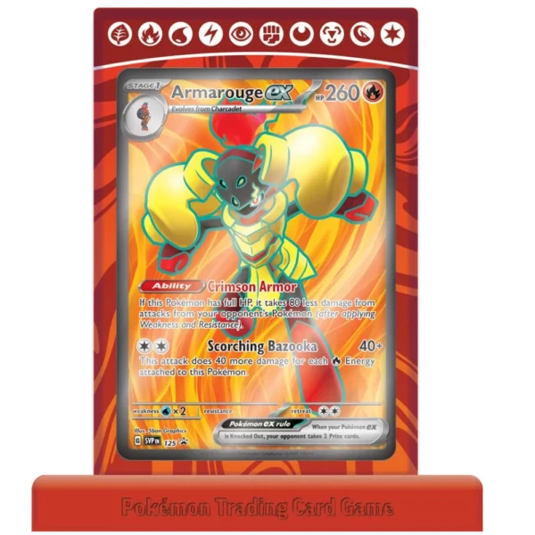 Armarouge Ex Promo Kaart + Magnetic stand + Houder