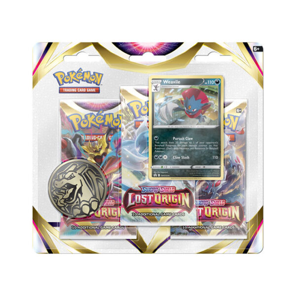 Lost Origin 3 Pack Blister – Weavile