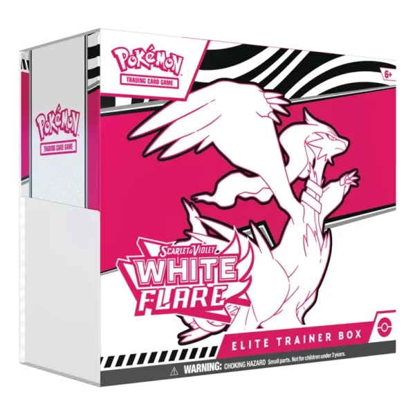 White Flare Elite Trainer Box Reshiram ALLEEN RIP EN SHIP