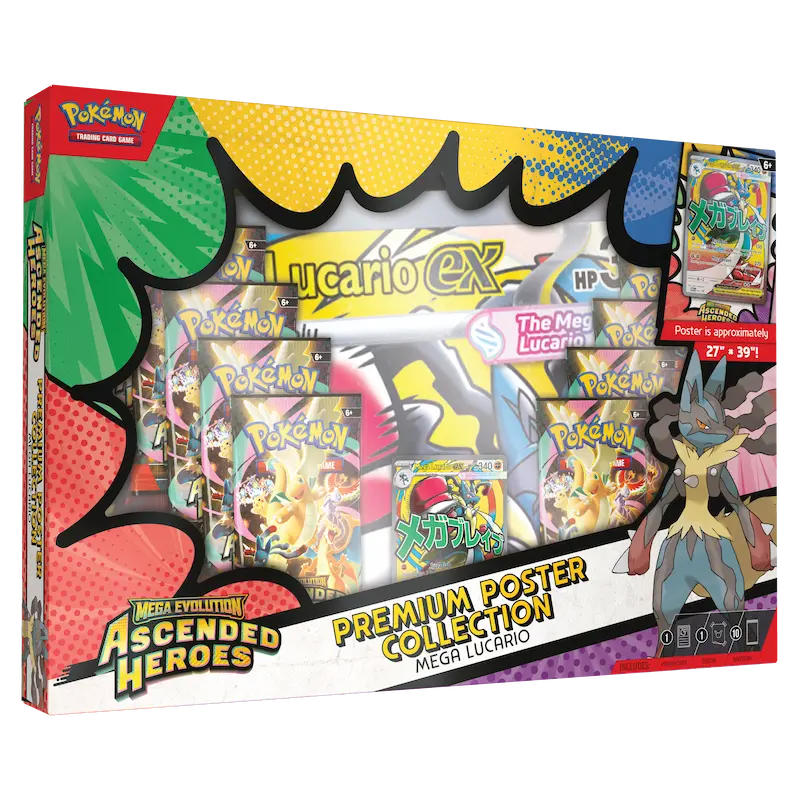 Pokémon Mega Lucario Premium Poster Collection