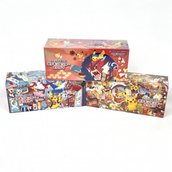 Pokemon Center Tohoku Hiroshima Fukuoka Special Box Set