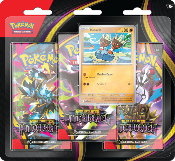 Pokémon Pitch Black 3-Pack Blister ME05