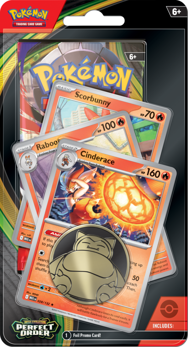 Pokémon Perfect Order Premium Checklane Blister Cinderace ME03