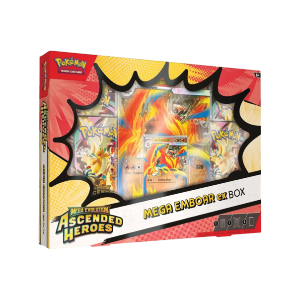 Pokémon Ascended Heroes Mega Emboar ex Box