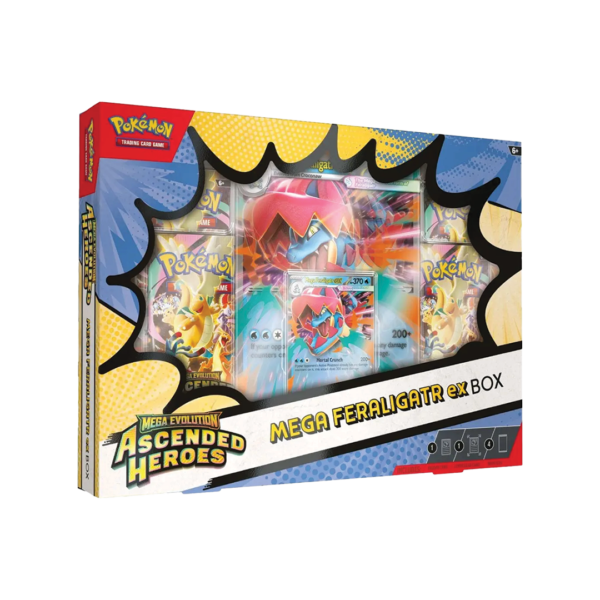 Pokémon Ascended Heroes Mega Feraligatr ex Box