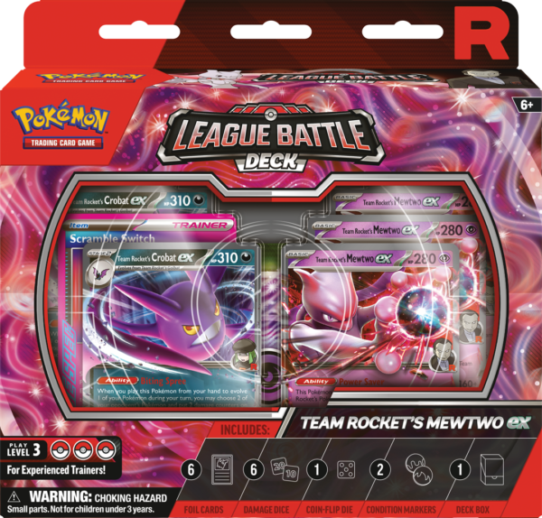 Pokémon Team Rocket's Mewtwo ex League Battle Deck