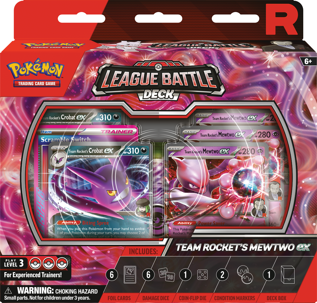 POC1199_3.png Pokémon Team Rocket's Mewtwo ex League Battle Deck - Afbeelding 1