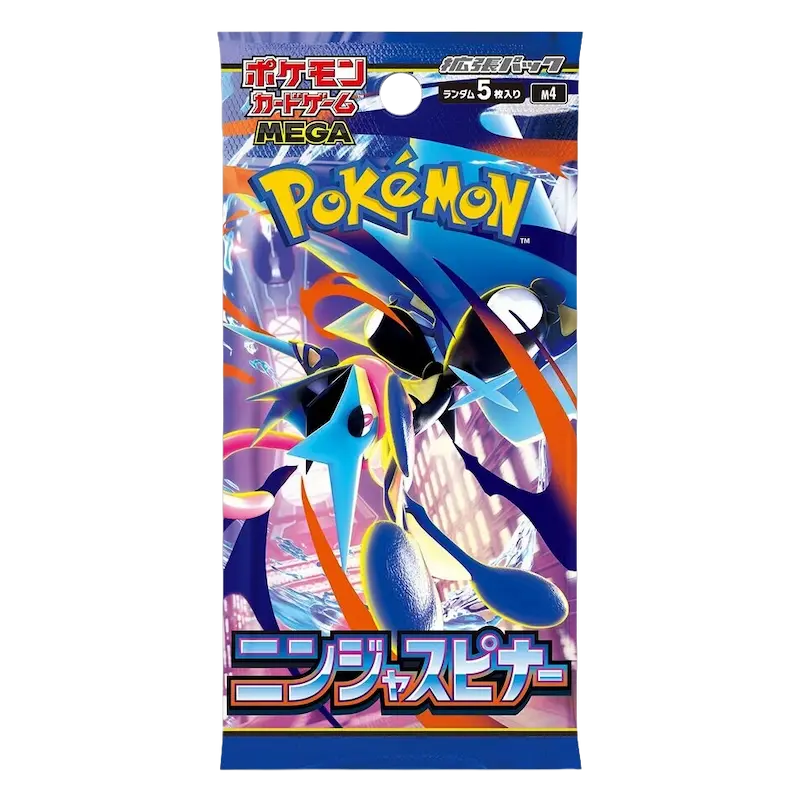 Pokemon-Ninja-Spinner-Japanese-Booster-Pack-m4.webp Pokémon Ninja Spinner Booster Pack M4 (Japans) - Afbeelding 1