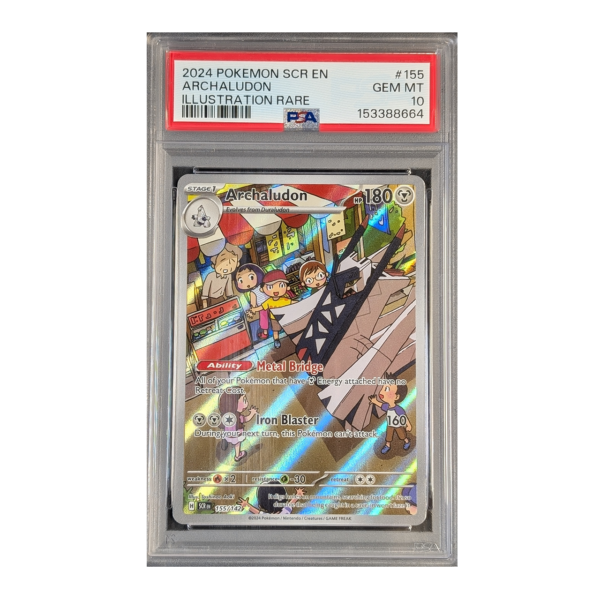 PSA 10 GEM MT: Archaludon Surging Sparks 155