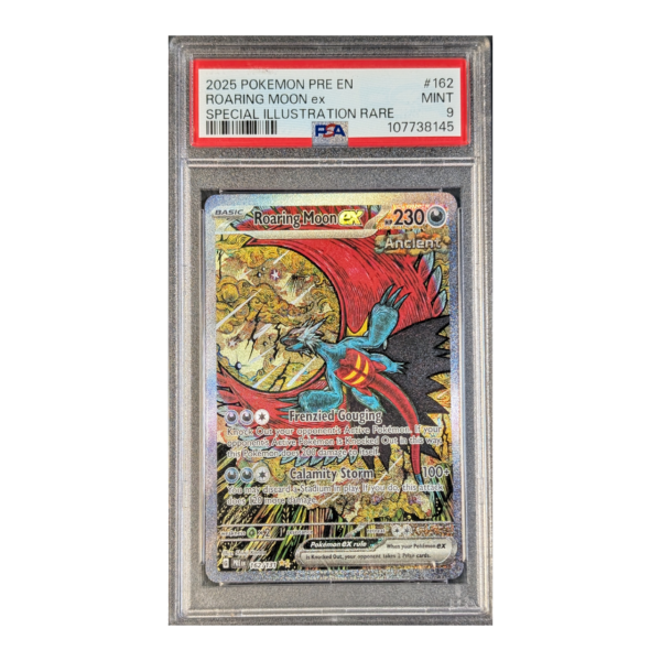 PSA 9 MINT: Roaring Moon ex Prismatic Evolutions 162