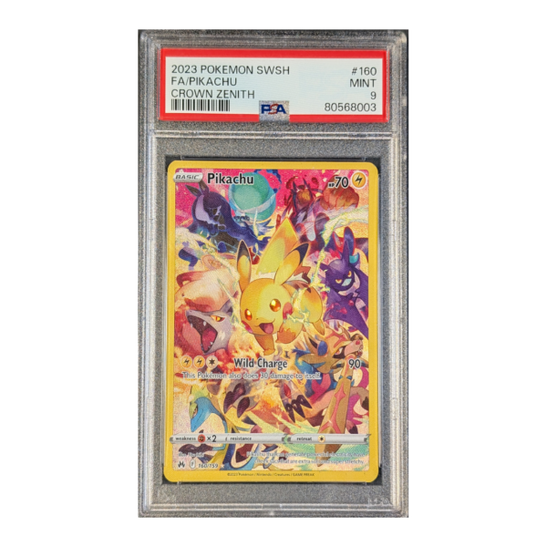 PSA 9 MINT: FA/Pikachu Crown Zenith 160
