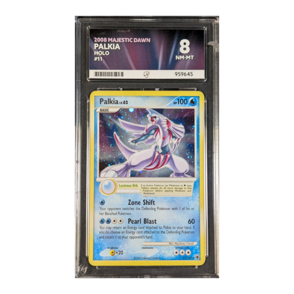Ace 8 NM-MT: Palkia Holo Majestic Dawn 11/100