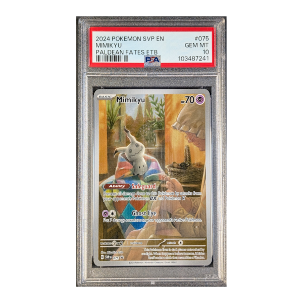 PSA 10 GEM MT: Mimikyu SV Black Star Promos 75