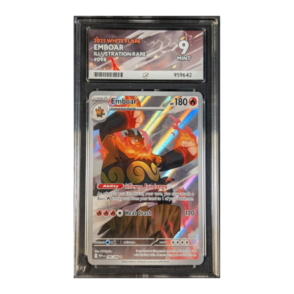 Ace 9 MINT: Emboar White Flare 98