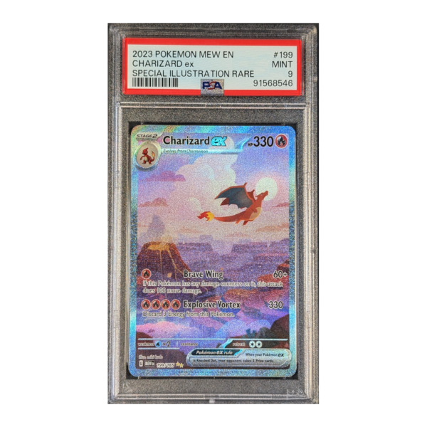 PSA 9 MINT: Charizard ex Scarlet & Violet 151 199