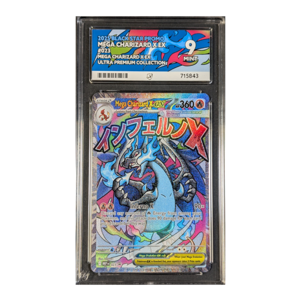 Ace 9 MINT: Mega Charizard X ex MEP Black Star Promos 23